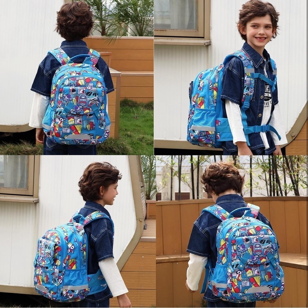 Colorful Graphic Backpack - Picture 7 of 7
